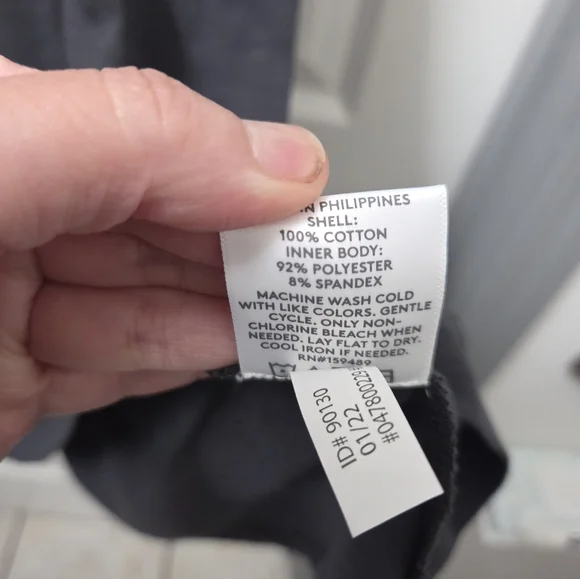 UpWest Comfortable Cotton Sleeveless Tank Charcoal Dress Athleisure Medium - Picture 10 of 12